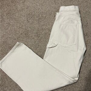 GAP Carpenter Pants in Cream